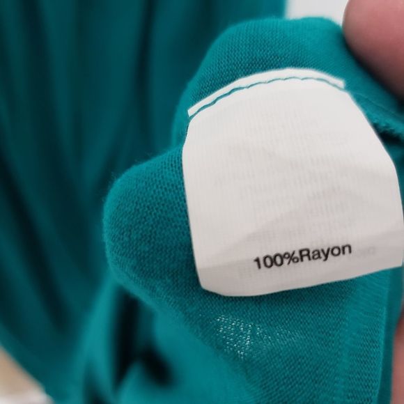 5. J.crew 12 Turquoise Strapless Jersey Ruffle ruched Midi Dress - Picture 7 of 7